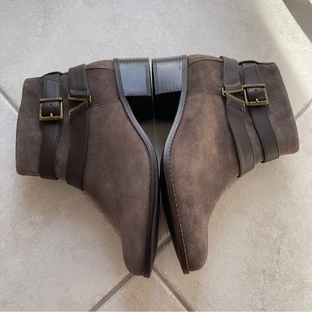 Vionic Mana suede ankle boots booties size 9 - Picture 6 of 12